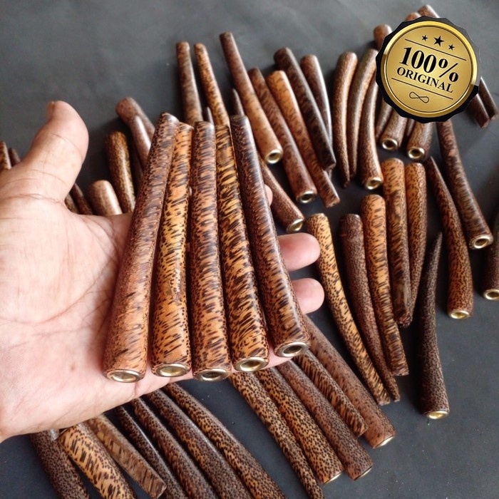 once pipa kayu Liwung hitam original/pipa cangklong kayu liwung asli