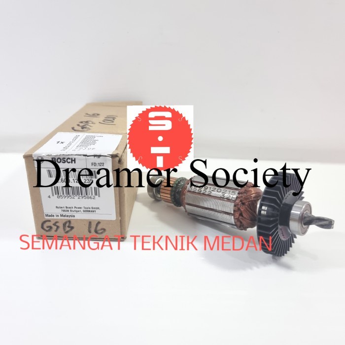Berkualitas GSB16 GSB16RE ARMATURE ANGKER BOR DRILL 13MM LAMA OLD BOSCH GSB 16 RE FCJ697