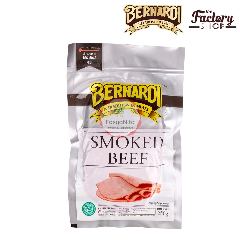 

Bernardi Smoked Beef 250g