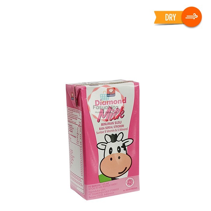 

Diamond Milk Uht Strawberry Cereal 125ml