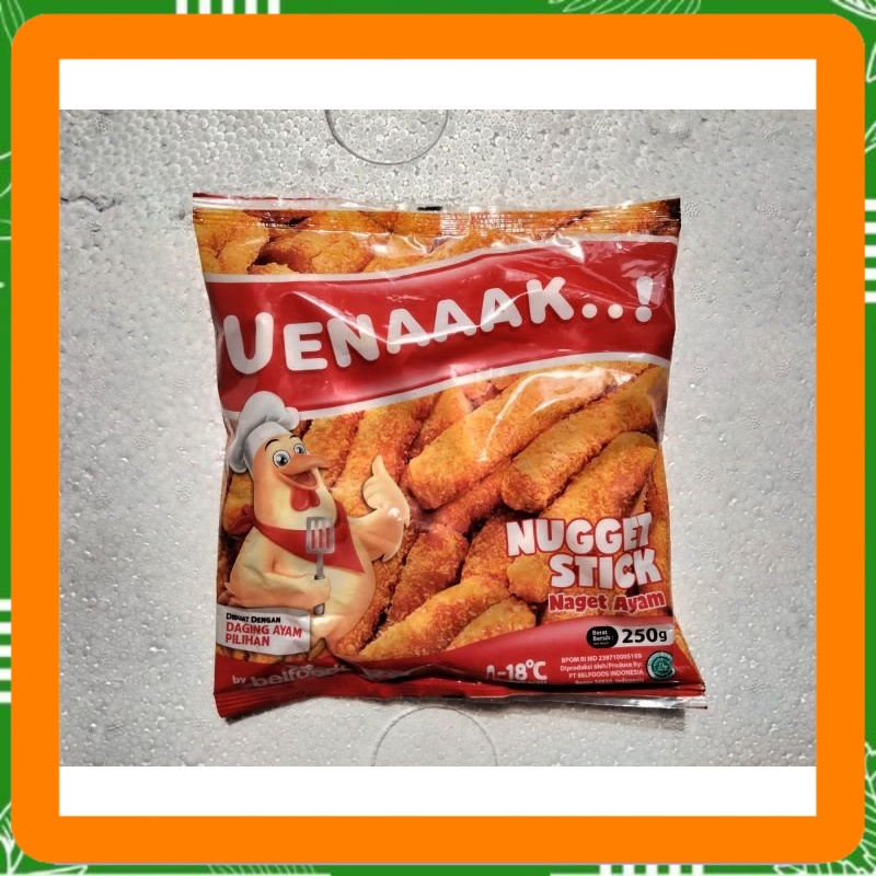 

BELFOODS UENAAAK NAGET AYAM 250 GR. CHICKEN NUGGET Best Seller