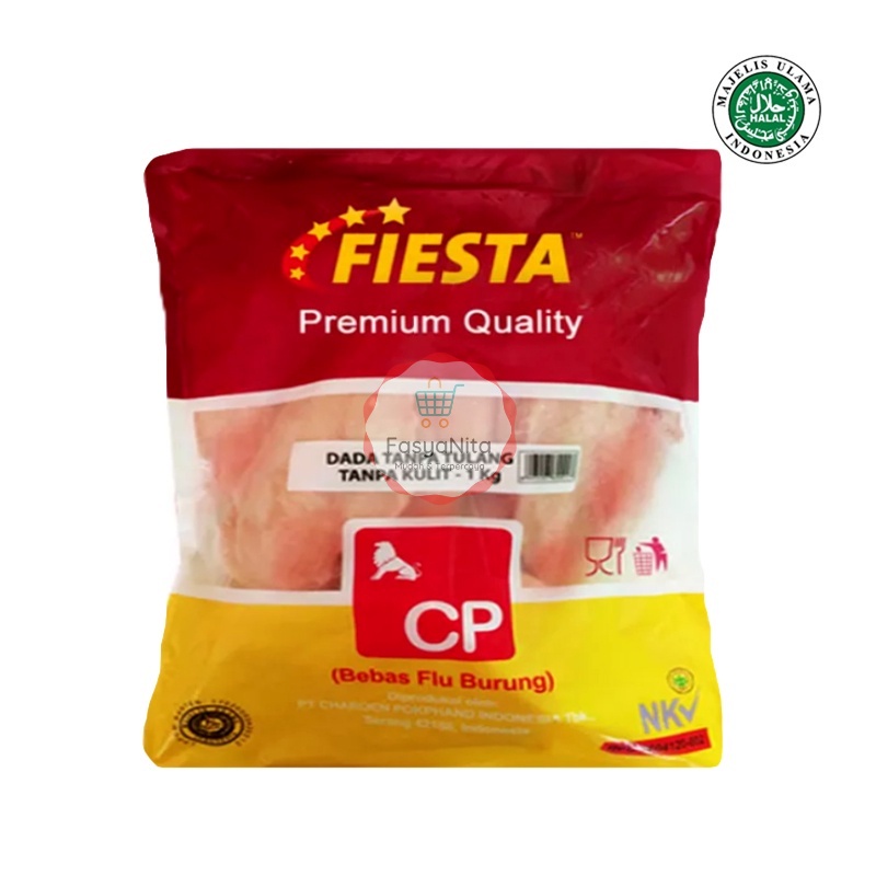 

Fiesta Dada Ayam Tanpa Tulang dan Kulit 1kg, Halal