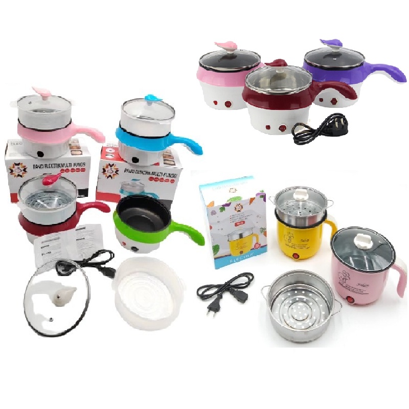 DHW Panci Listrik Serbaguna 1.5L Electric Cooking Pot Multifunction