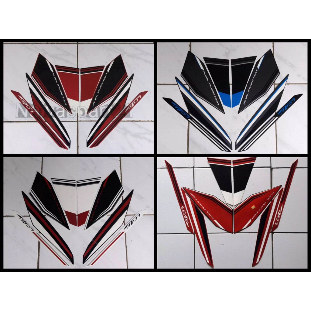 STICKER STRIPING LIS LES BODY MOTOR YAMAHA VIXION ADVANCE 2015 2016
