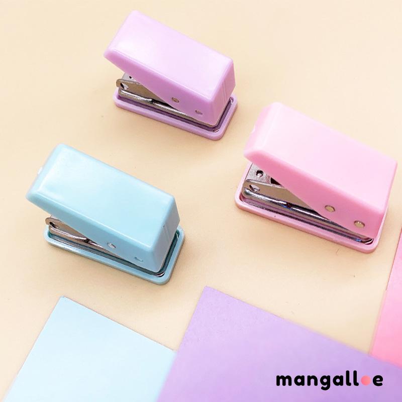 

Satu Lubang Mini Puncher Nyaman DIY Scrapbook Manual Circular Loose-Leaf Book Puncher Kecil -MG