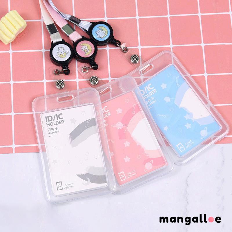 

Kartu Izin Kerja Bus Kartu Makan Mahasiswa Pemegang Kartu Plastik Dua Sisi Transparan -MG