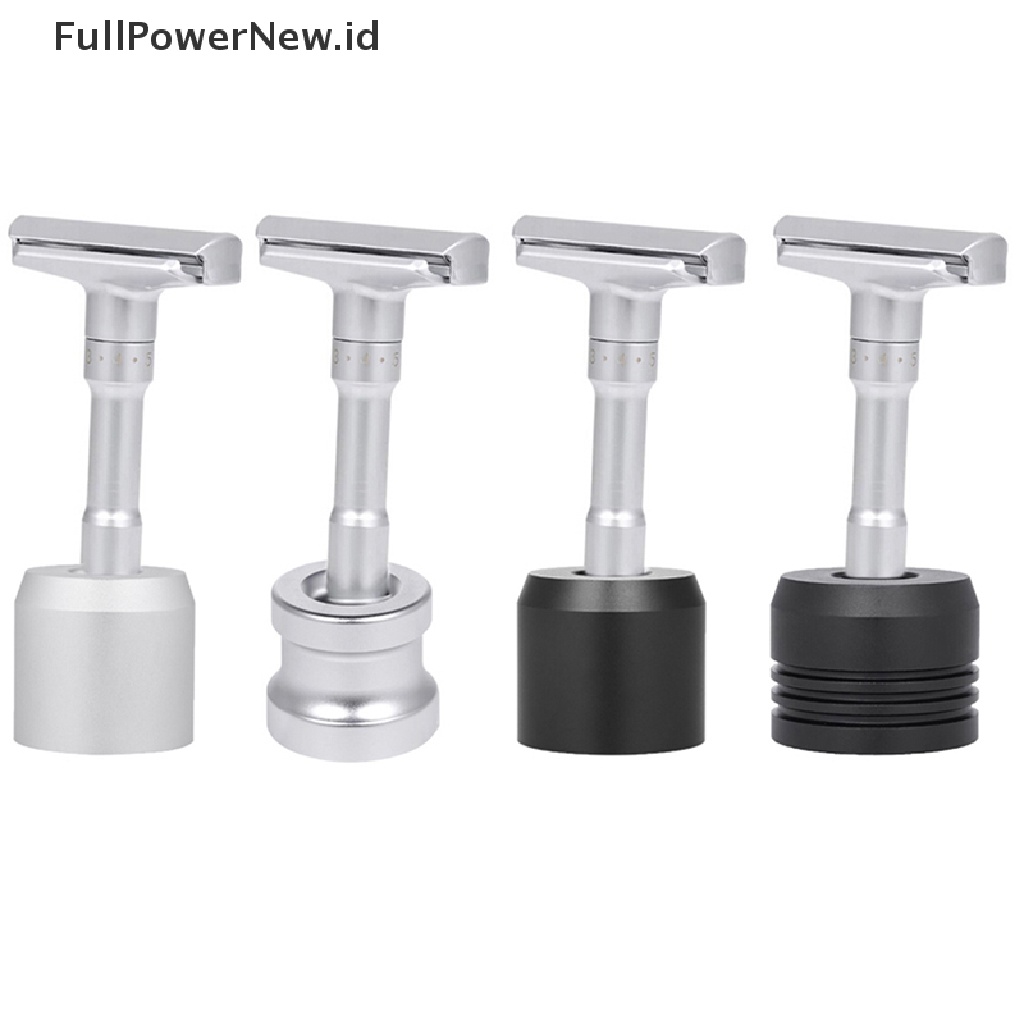 Power Portable Zinc Alloy Alat Cukur Bulat Razor Stand Stabil Base Holder Kamar Mandi ID