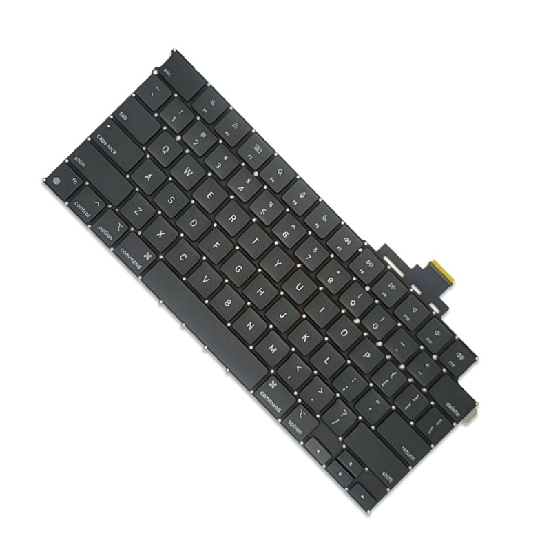 Keypad Pengganti zzz Layout US Keypad Bahasa Inggris Untuk AirM2 13 6 Retina A2681 Keyboard Repair Spare Part