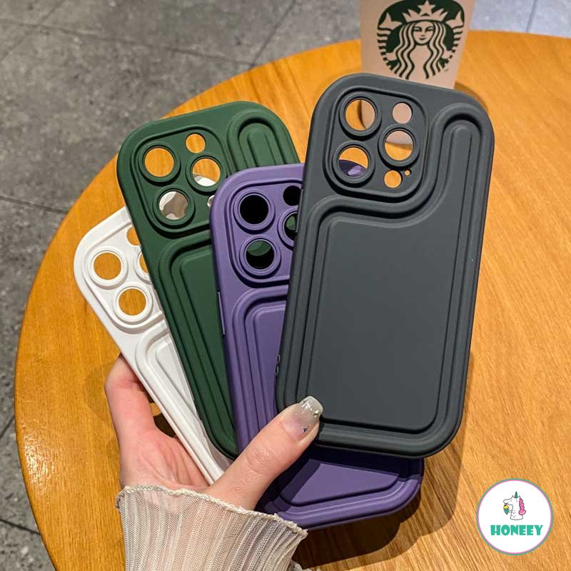 IPHONE Tebal Bantalan Udara Shockproof Bumper Back Case Untuk Iphone14 13 12 11 Pro XS Max Kamera Perlindungan Cairan Silicon Cover