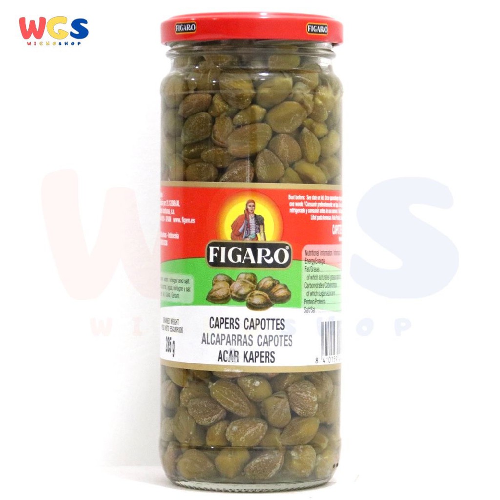 

Figaro Capers Capottes in Vinegar 450 gr - Acar Kapers