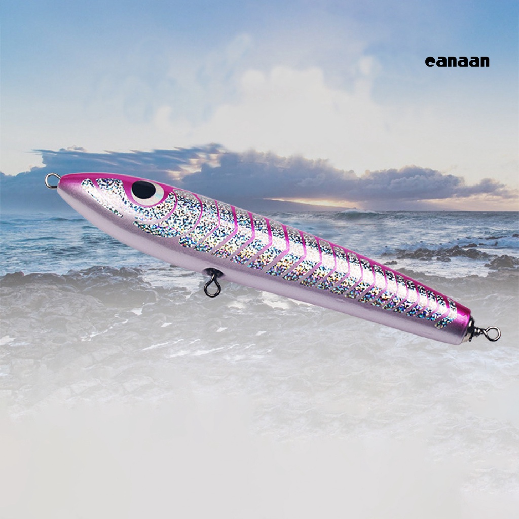 Cnn-140g 235mm Umpan Pancing Bentuk Troli Tuna Bahan Kayu Realistis Compact Lure Untuk Penggemar Memancing