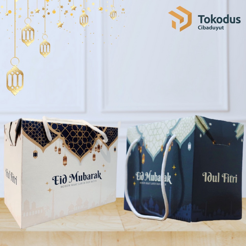 

Dus Kue Kering Toples Jar | Dus Kue Lebaran | Dus Toples Jar 300-800 ml | Dus Hampers Lebaran 18,5 x 9,5 x 14 cm -Tokodus Cibaduyut