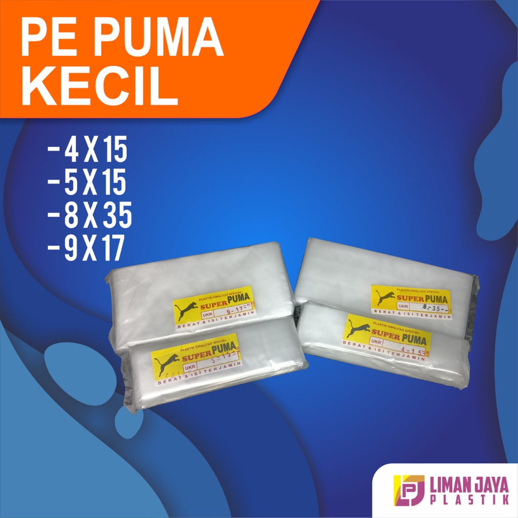 Plastik PE Kecil | Plastik Es lilin | Plastik PE Puma | Plastik PE | Kantong Plastik Bening | Kanton
