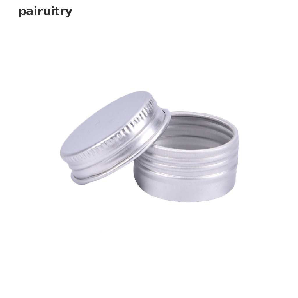 Prt 10pcs Toples Kaleng Aluminium 5ML Untuk Cream Balm Kuku Kotak Wadah Kosmetik PRT