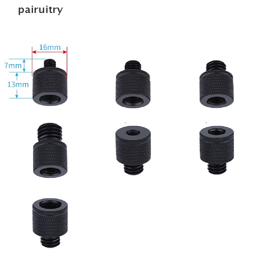 Adaptor Dudukan Sekrup Drat PRT 3per8 &quot;Ke 1per4&quot; Male to Female Plat Tripod Screw Mount PRT