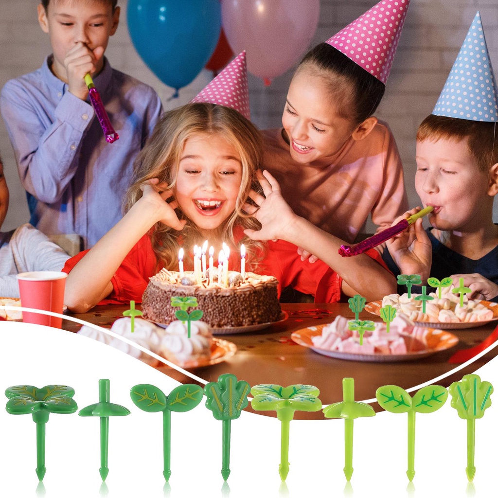 16 Pcs Lucu Balita Anak Garpu Buah Tusuk Gigi Reusable Anak Tahan Aus Tahan Air Kotoran Pengambil Makanan