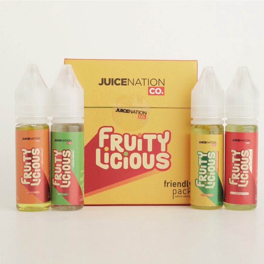 SALTNIC EDITION FRUITYLICIOUS FRIENDLY PACK BY JNC AUTHENTIC 100%