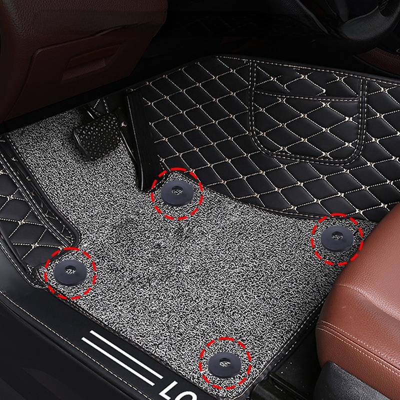 10pcs/set Klip Pengikat Bantal Mobil Yang Dapat Dilepas/3In1 Bantalan Kaki Gesper Tetap Aksesoris Pengikat Interior Otomatis