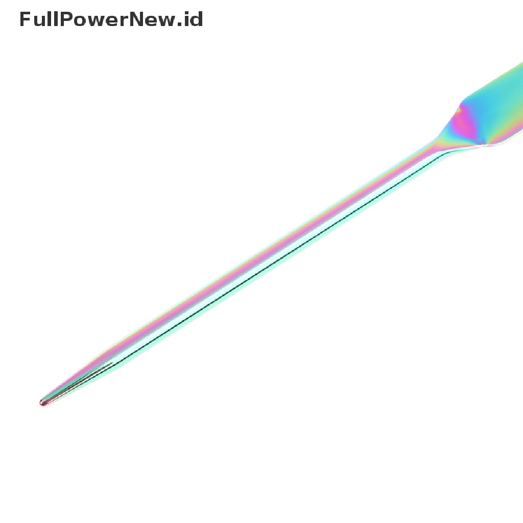 Power 1Pc Spatula Makeup Titanium Warna Mixing Stick Foundation Alat Pencampur Krim ID