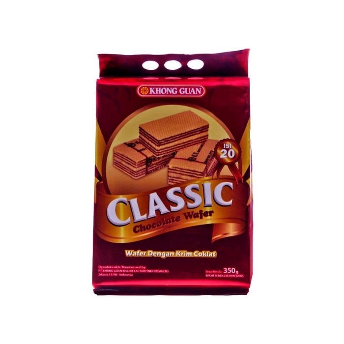 

Khong Guan Wafer Chocolate Classic 350ge