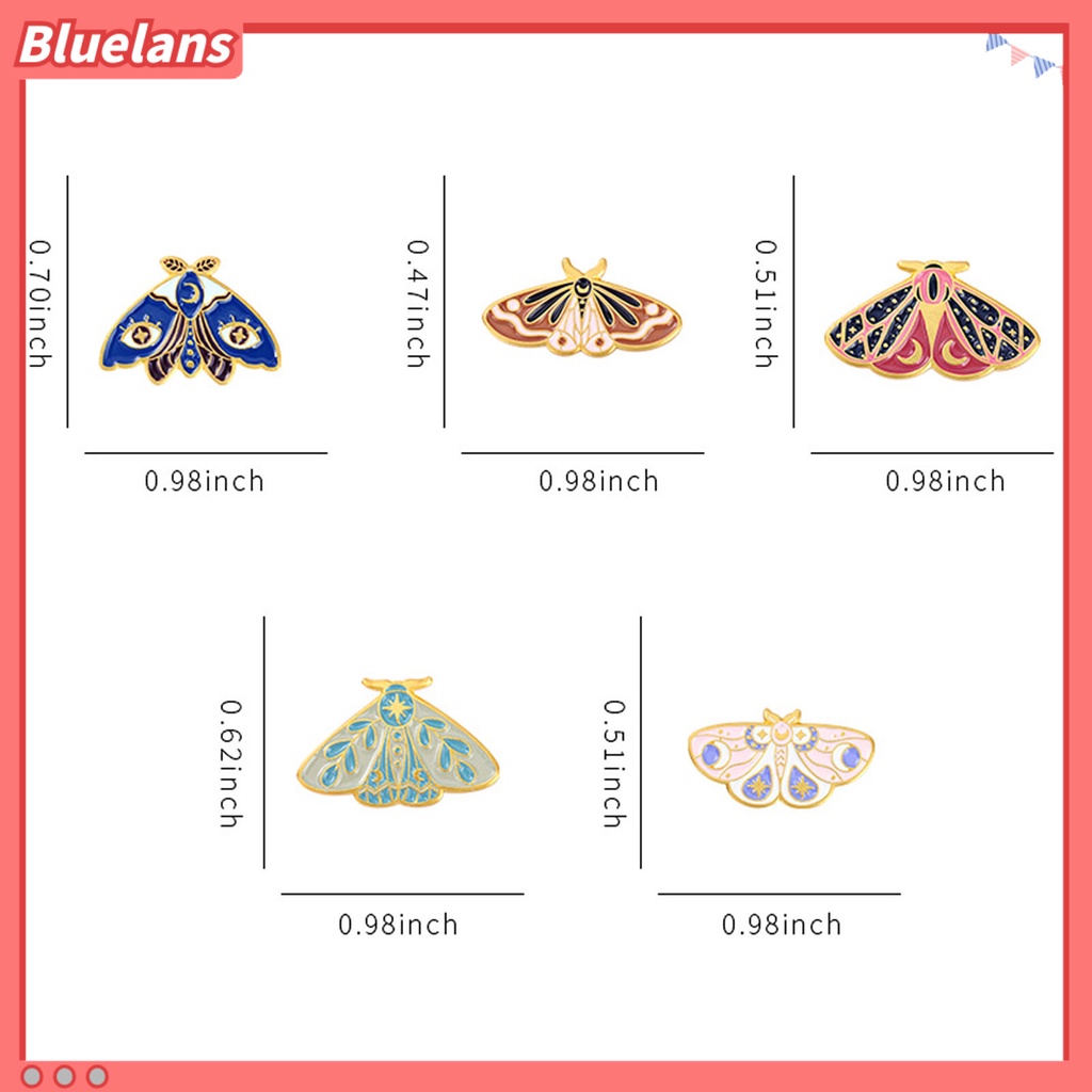 {In Stock} Bros Wanita Ngengat Enamel Indah Pin Tas Lucu Khusus Untuk Hadiah