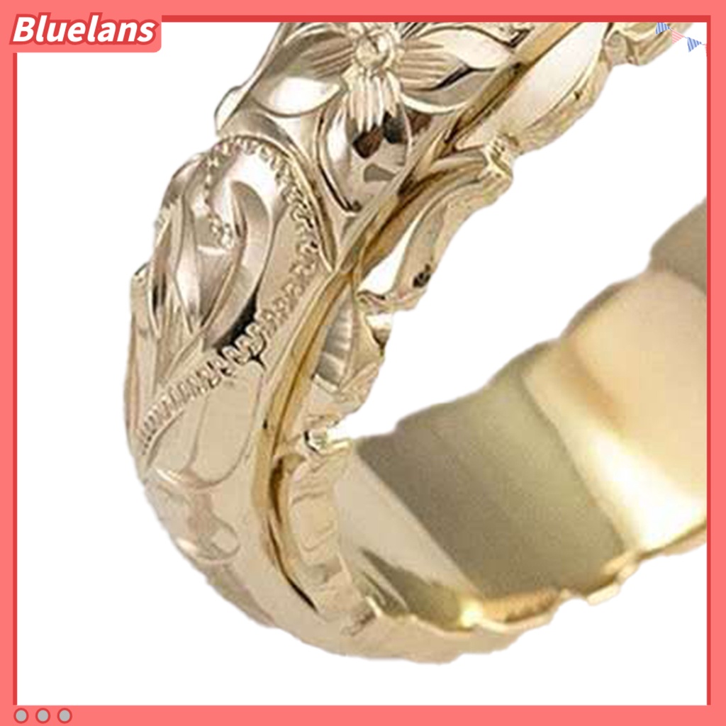 {In Stock} Cincin Elegan Perhiasan Hadiah Alloy Wanita Cincin Bunga Mawar Untuk Pesta