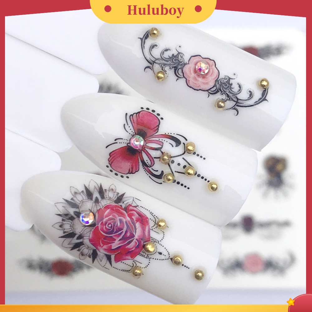 {In Stock} Fashion Hewan Kalung Nail Art Stiker Perekat Tato Decal Manicure Decor