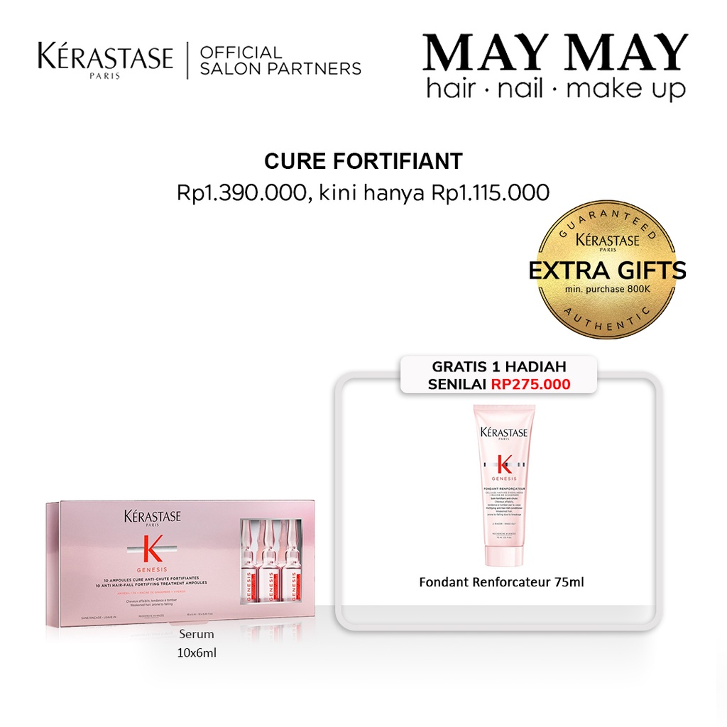 Kerastase Genesis Cure 10*6ml Serum Intensif Anti Rontok &amp; Patah