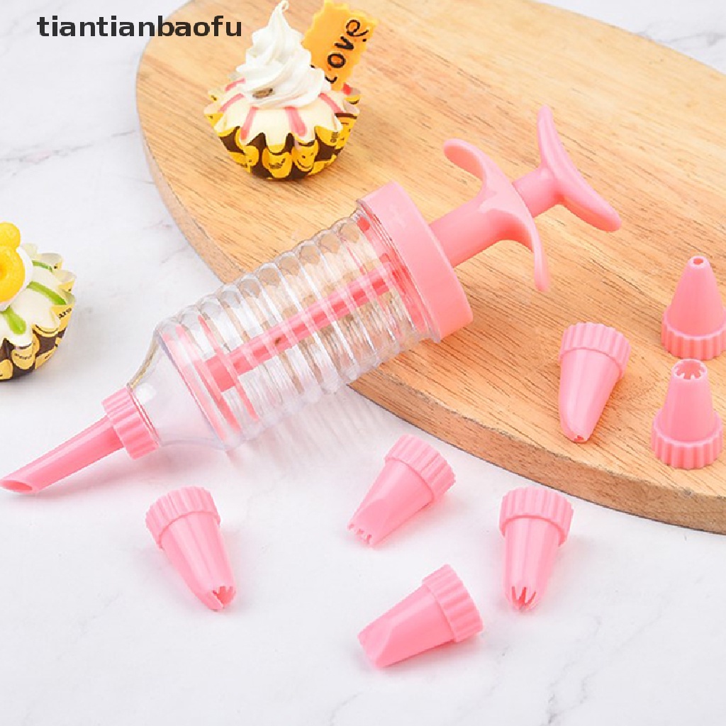 [tiantianbaofu] 8pcs Nozzle Pipa Dengan Plastik Cream Baking Nozzle Pastry Tools Butik