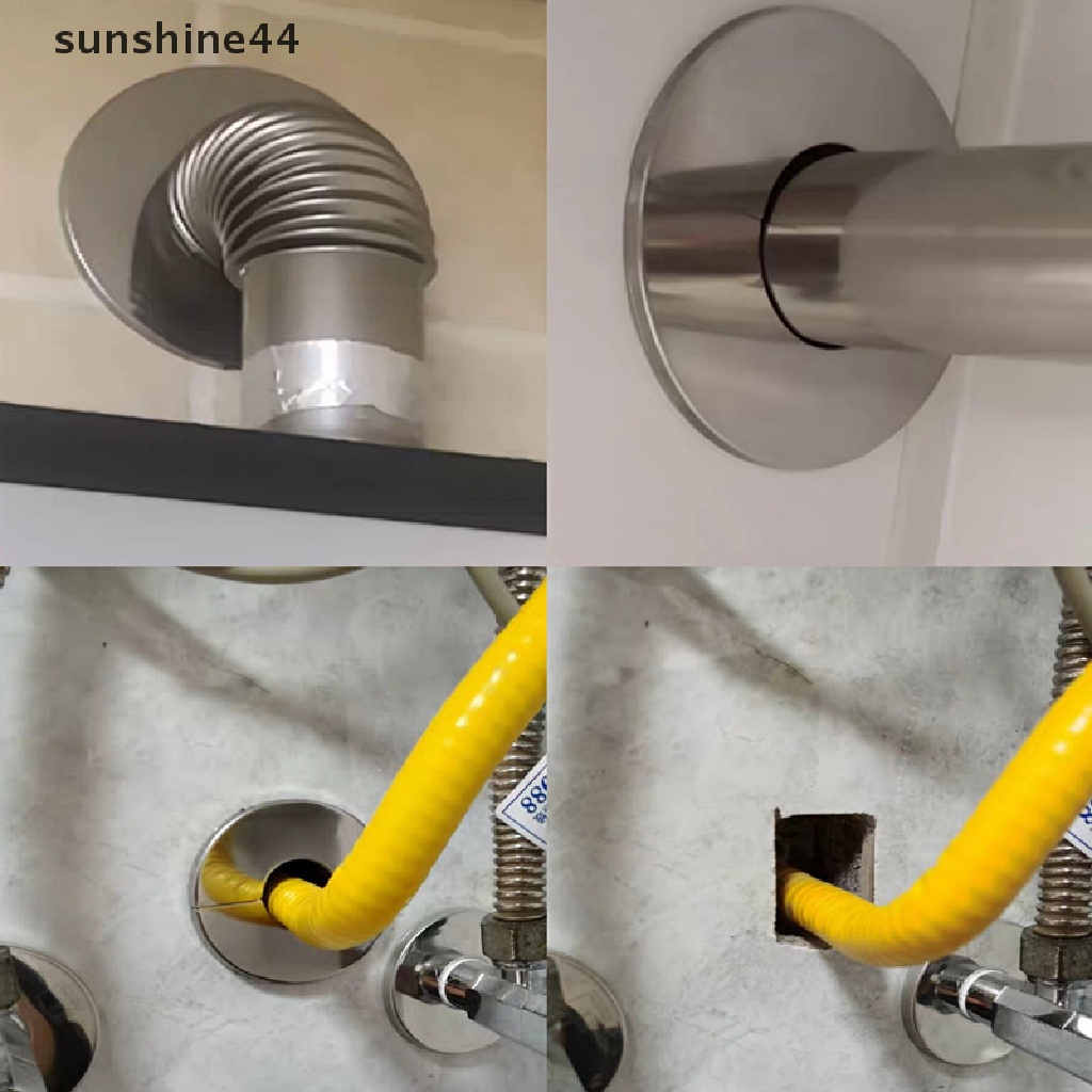 Sunshine Kerah Pipa Radiator Keran Shower Angle Valve Pipe Plug Dekorasi Penutup Plat ID