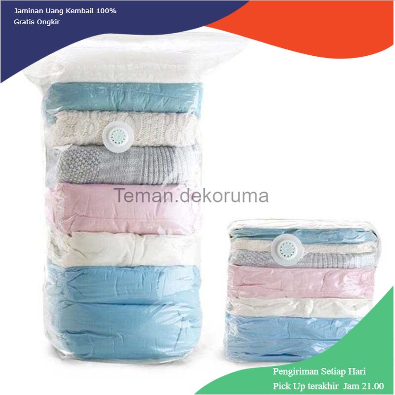 TD - ART Wenbo Vacuum Compression Bag Tas Vakum Penyimpanan Pakaian 70cm 5PCS - WB70