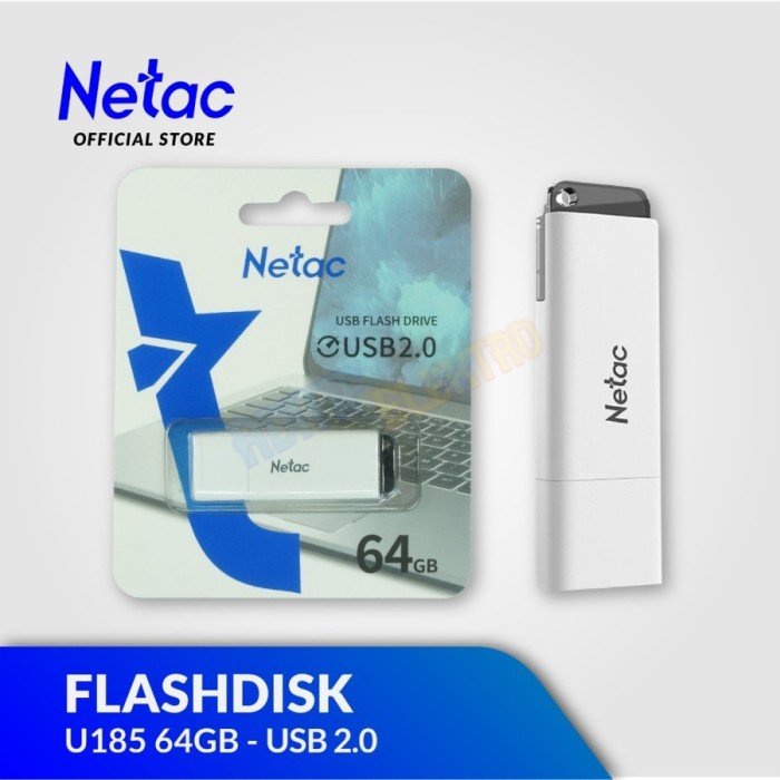 Flash Disk FDD 64 GB NETAC 64GB USB 2.0 Flashdisk