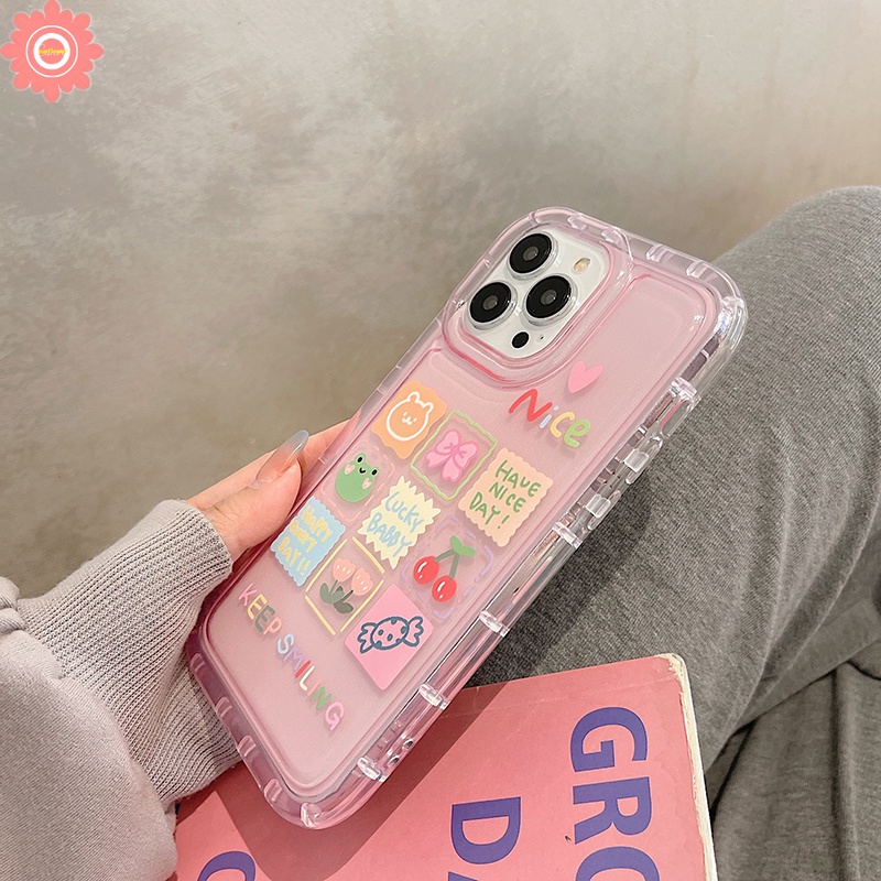 Kawaii Kartun Hewan Lucu Beruang Kecil Katak Case Realme C15 6i 5 5i 5s C33 C55 C30 7i C17 C30S C11 2020 C25Y C25 C21Y C20 C35 C12 C3 C1 C2 C25s C11 2021 Airbag Soft Cover