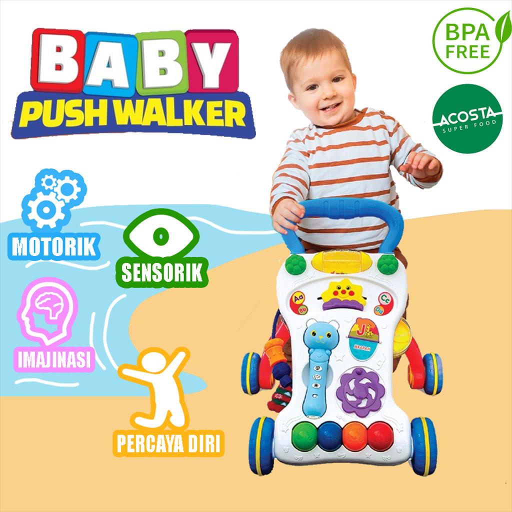 Mainan Bayi Dorong Baby Push Walker Mainan Dorong Berjalan/ Alat Bantu Belajar Berjalan / Baby Walker