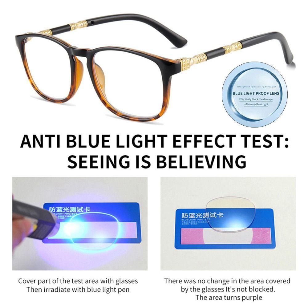Nanas Kacamata Baca Pria Wanita Portable Dengan Kotak Kacamata Frame Ultra Ringan