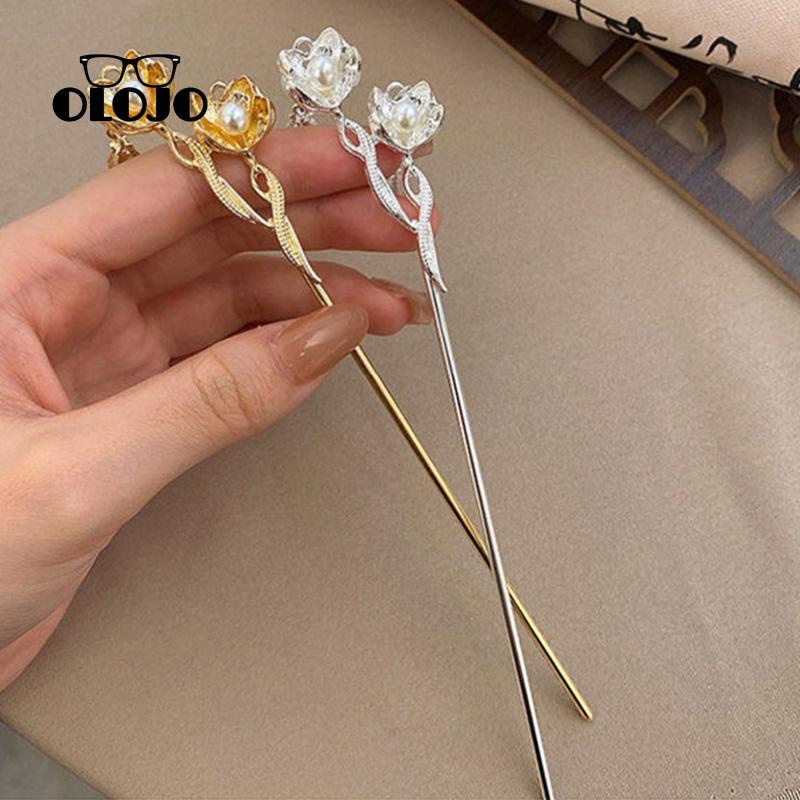 【COD】Jepit Rambut Rumbai Mutiara Super Peri Indah High-end Retro Rumbai Mutiara Jepit Rambut Gaya Dingin Perempuan Hairpin