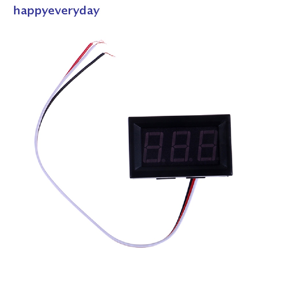 [happy] Dc 0-30V 3kabel LED digital display panel volt meter Tegangan voltmeter Mobil motor [ID]