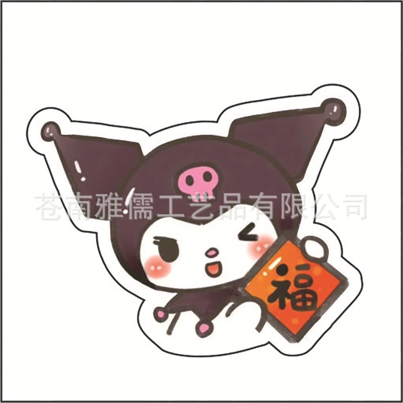 Bros Sanrio Lucu Kuromi Liontin Cinnamoroll Aksesoris Hias Baju Lencana