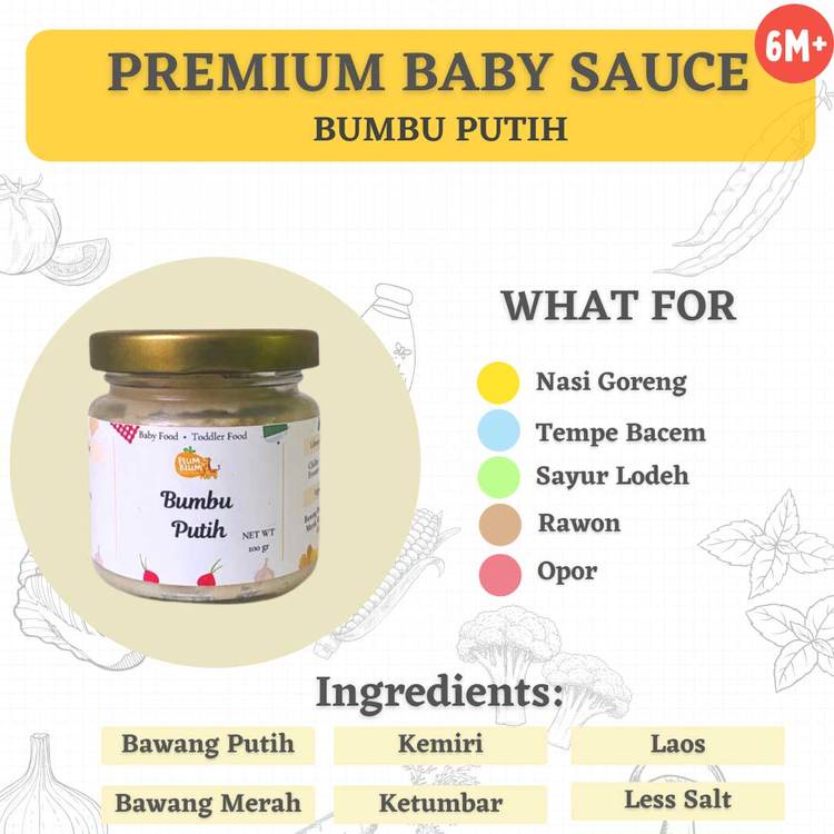 Plum and Blum Plum &amp; Blum Bumbu MPASI Bumbu Kuning Bumbu Putih Bumbu Kare Bumbu Nasi Goreng Bumbu Semur Nasi Goreng Bumbu