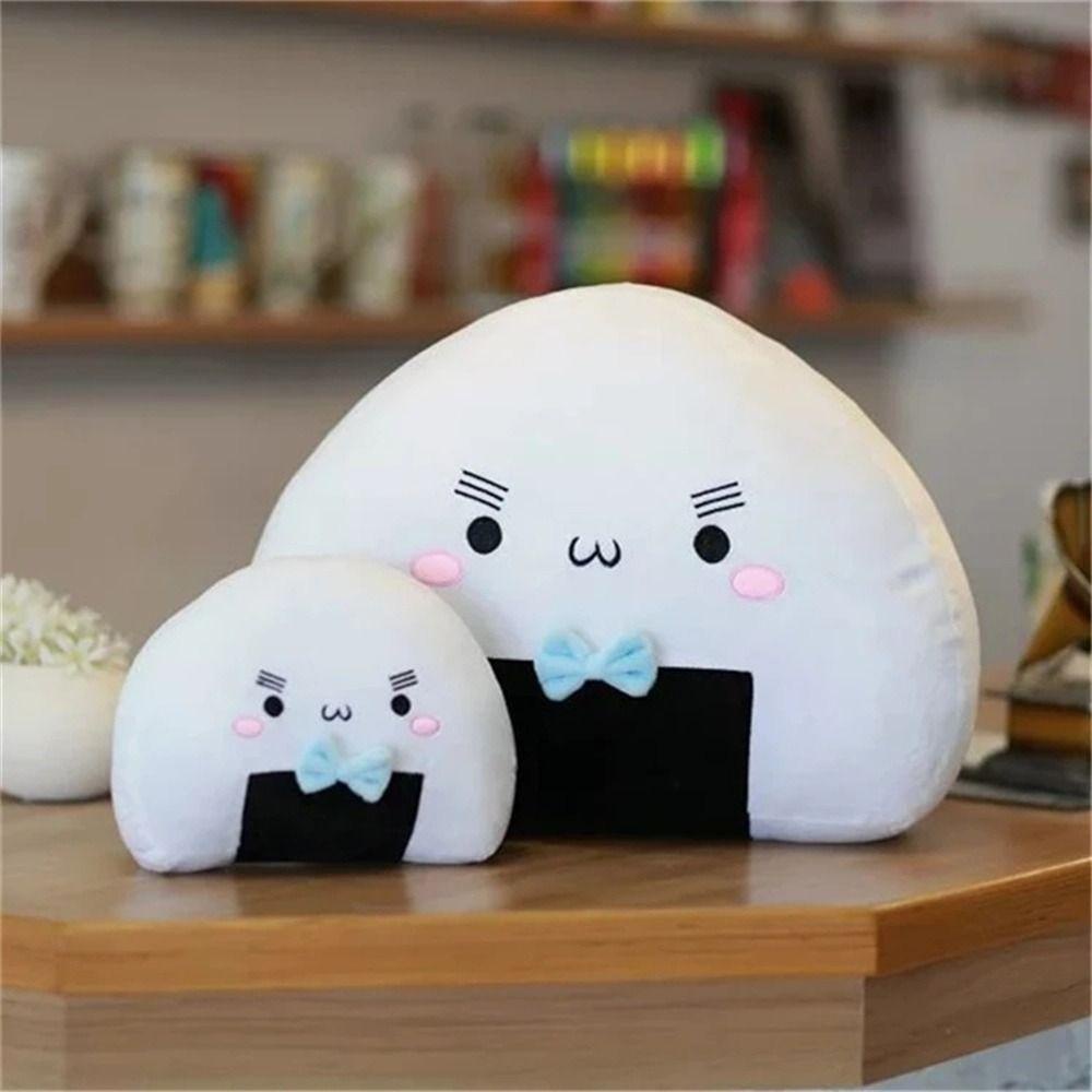 REBUY Rebuy Rice Ball Plush Toy Mainan Anak Lembut 20 /36 cm Elemen Kedua Mini Dumpling Plush Doll Sushi Plush Cushion