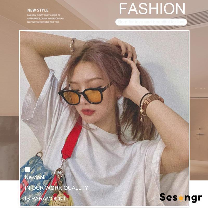 Kacamata Hitam Small Candy Color Korean Kacamata Fashion Murah Gaya Import Sunglasses Untuk Pria Wanita - SG