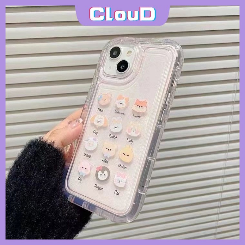 Casing Redmi 10A 9A 10a1 9T 9C NFC Note11 Note9 Note10 Note10s Redmi Note 10s 11 10 9 11s INS Kawaii Hewan Lucu Kartun Beruang Kodok Permen Cherry Shockproof Airbag Tpu Soft Case