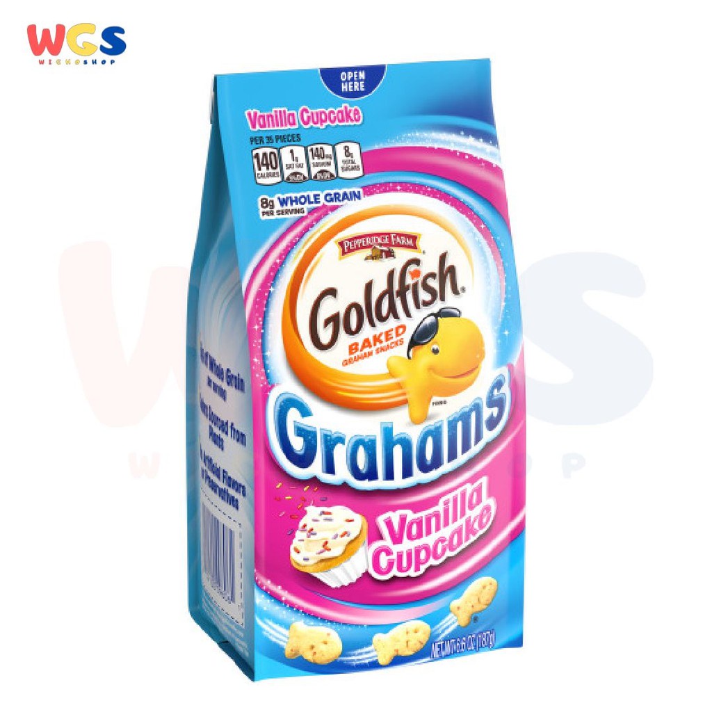 Biskuit Vanilla Cupcake Pepperidge Farm Goldfish Baked 187 gr