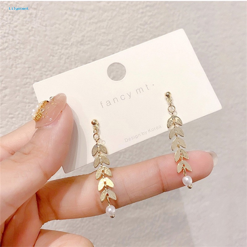 Lilyscent 1pasang Hypoallergenic Ear Studs Costume Aksesoris Simetris Modern Wanita Ear Studs Geometric