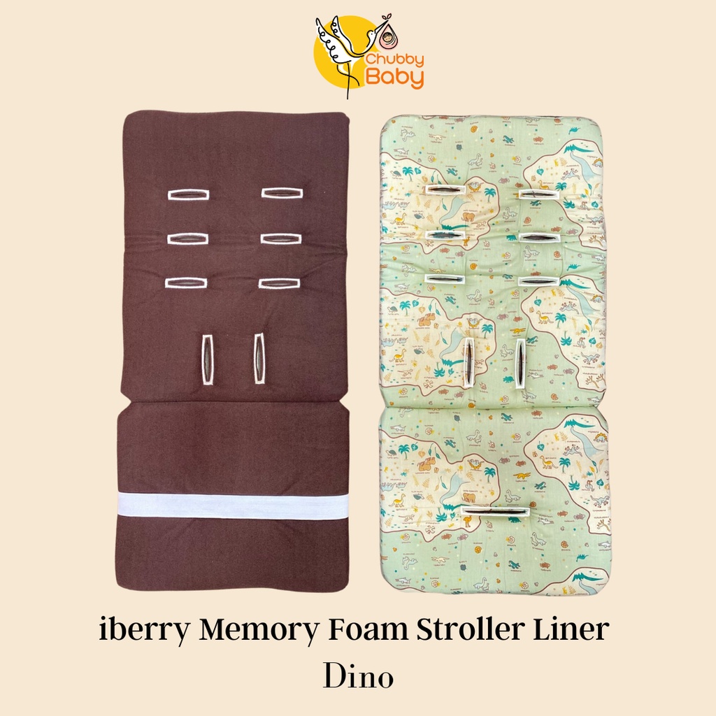 iberry Memory Foam Stroller Liner | Alas Stroller Bayi