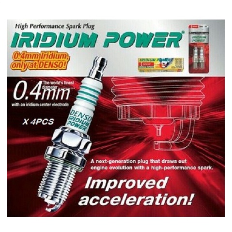 BUSI DENSO IRIDIUM POWER IU24 5362 ALL SPACY HELM IN BEAT KVY CS1 CITY SPORT THUNDER EN125 SATRIA FU NMAX PCX 150 JUPITER MX BYSON ALL VIXION SCOOPY SONIC 125 NINJA REVO PULSAR ORI ORIGINAL DENSO ASLI