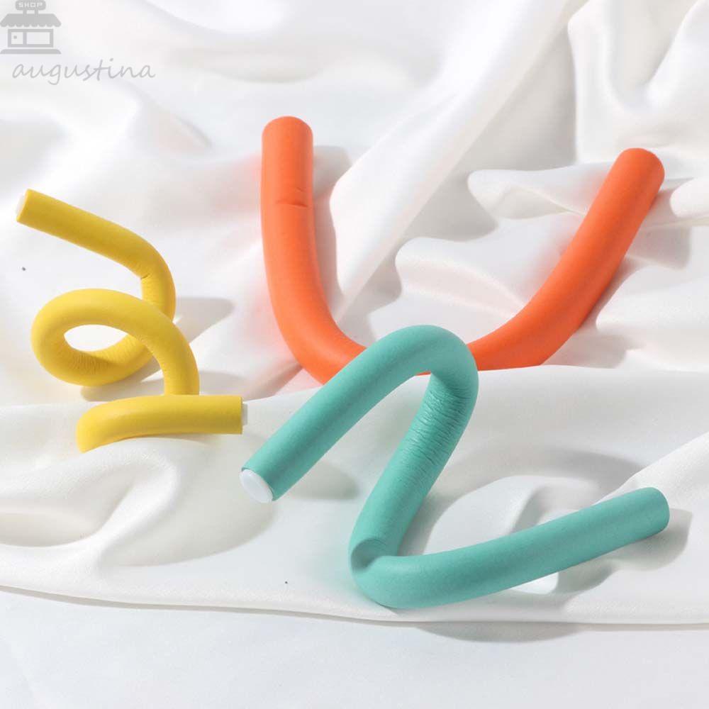 Rol Rambut Agustina Lembut Isi 10pcs DIY Alat Pengeriting Rambut Hairdressing Twist Stick