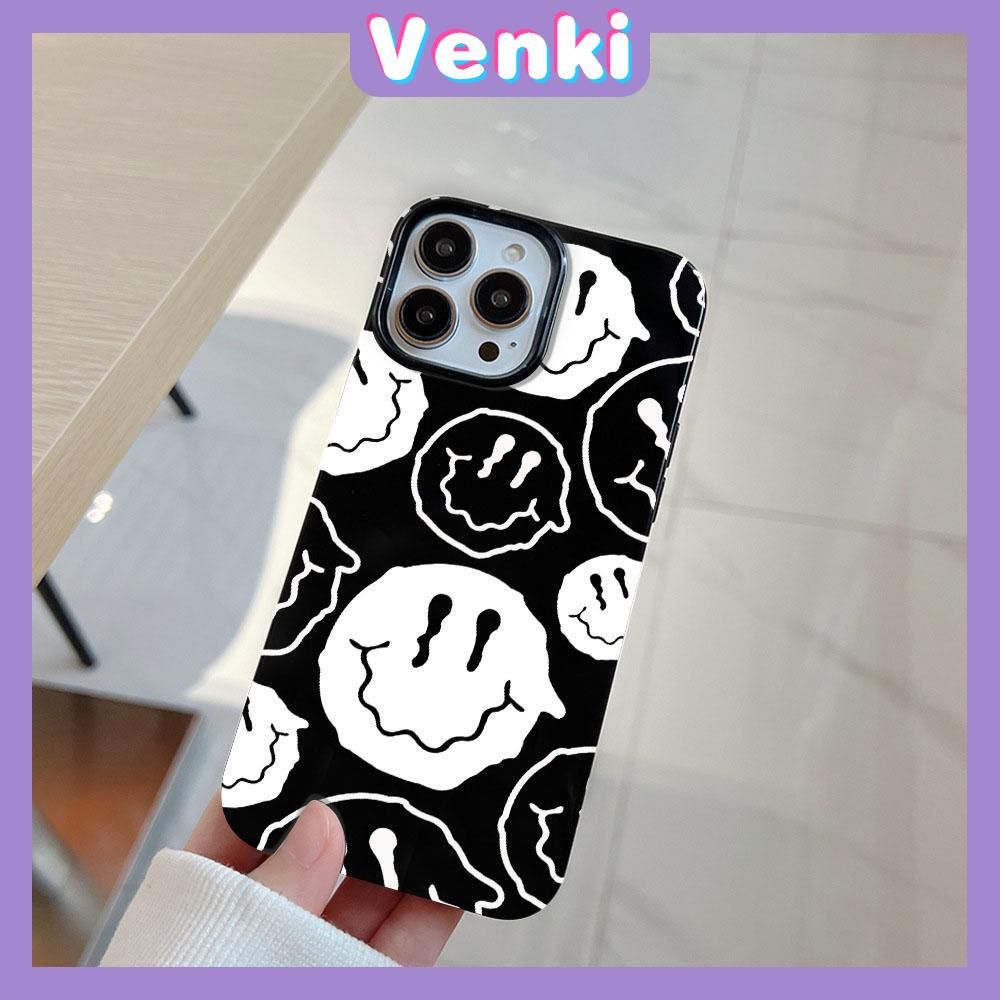 Case for iPhone 11 Soft TPU Glossy Black Candy Case Cute Fashion Smiley Camera Protection Shockproof For iPhone 14 13 12 11 Pro Max 7 8 Plus X XR