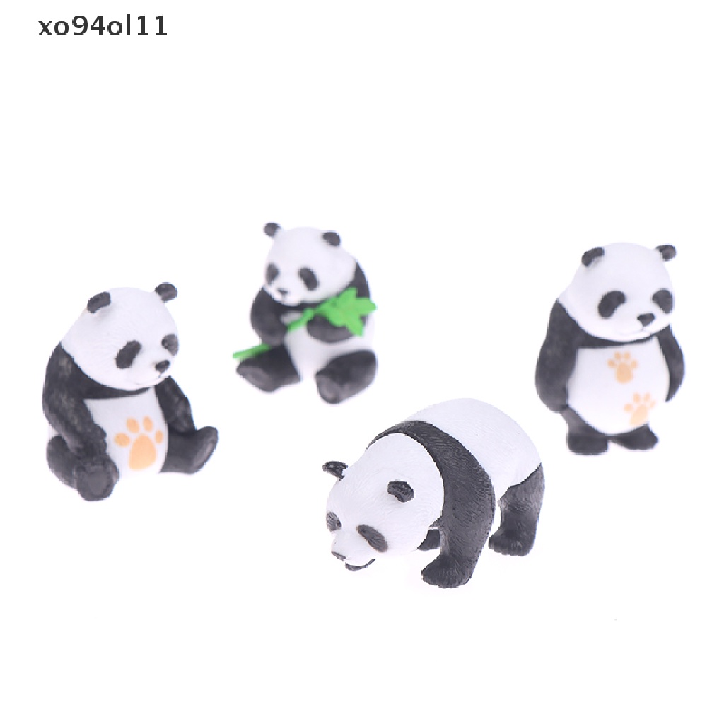 Xo Dekorasi Patung Terrarium Lanskap Mikro Panda Lucu Resin Cute Panda OL