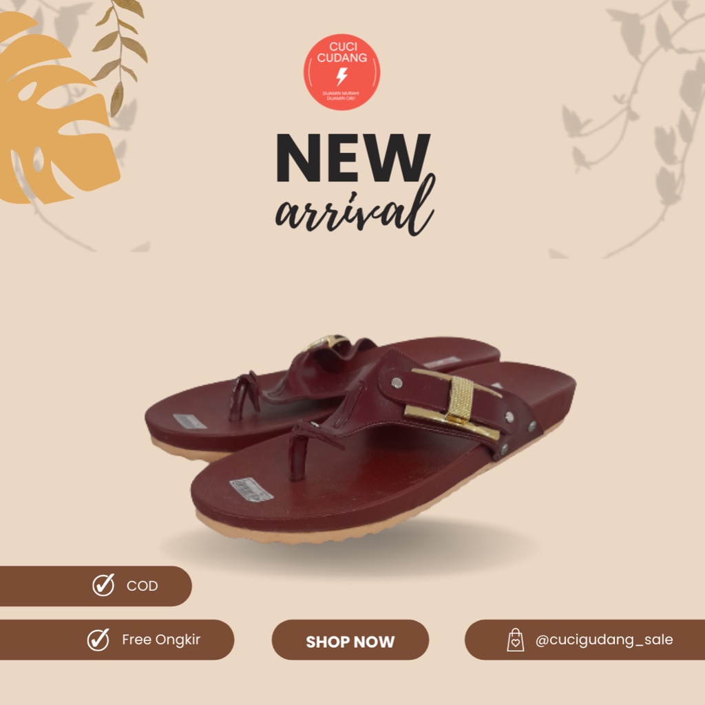 Roselina Sandal Jepit Wanita Red